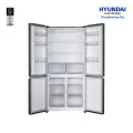 Hyundai 725L Multi Door Refrigerator  | 4-Doors | Inverter Compressor | 52% Convertible Fridge | LED Touch Control | Model HYMDIR1-725RK. 