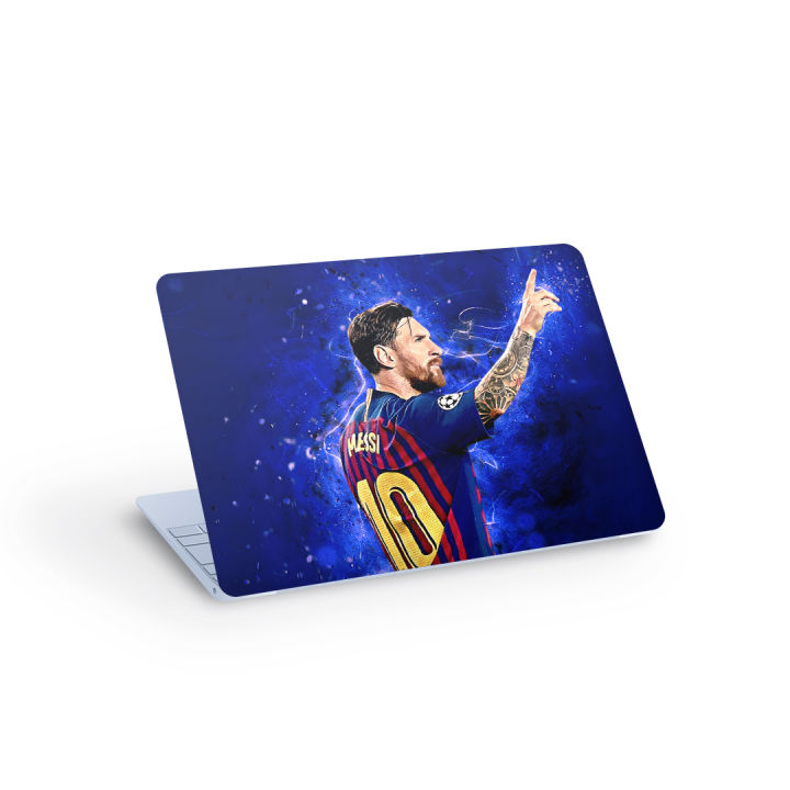 Laptop Back Sticker For Up to 15.6inch Laptop (Lionel Messi)