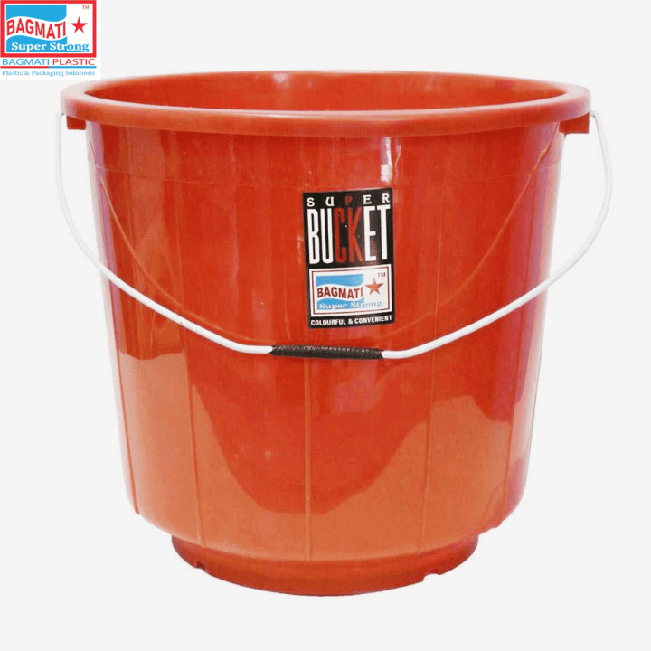 Bagmati Red Plastic Bucket - 20 Ltrs.