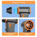 OUMERY New 130000 RPM Electric Air Blower Turbo Jet Fan Brushless Motor High-Speed Turbo Violent Fan USB Powerful Dust Blower B. 