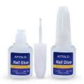 10G Nail Glue Clear Strong Adhesive Acrylic False Nails Tips Makeup Uv Gel - Brush On Nail Glue. 