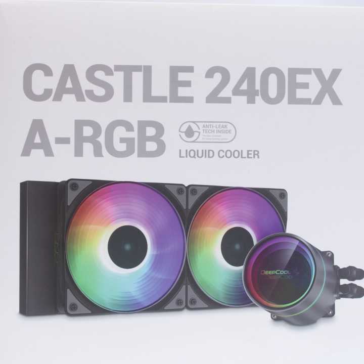 Deepcool%20Castle%20240Ex%20Rgb%20Aio%20Liquid%20Cpu%20Cooler,%20Anti-Leak%20Technology%20-%20Image%204