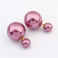 Double Sided Pearl Stud Fashion Earring For Women. 