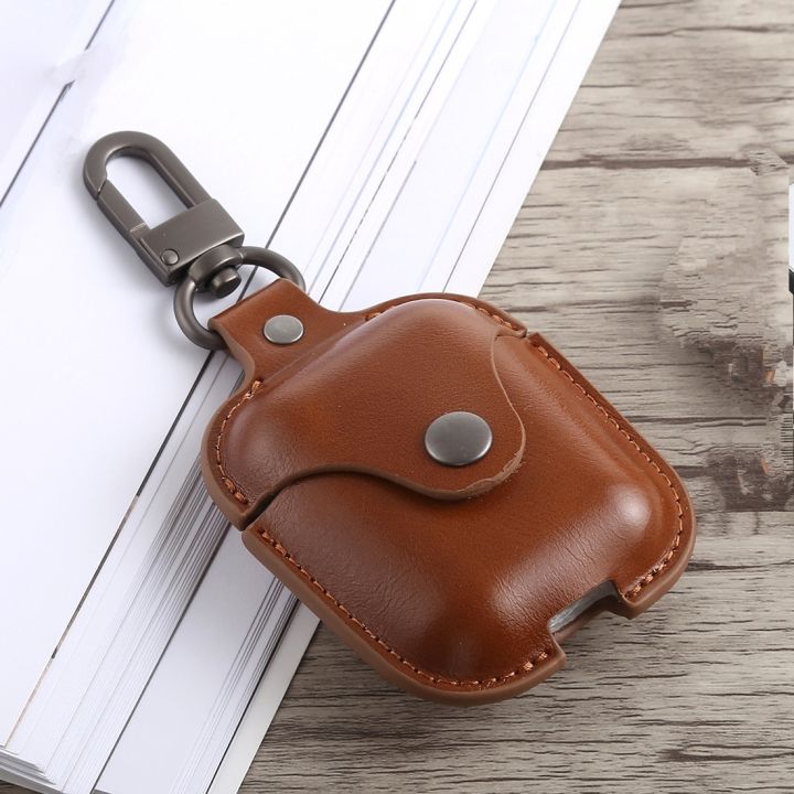 Luxury Leather Headphone Case for Airpods 1/2