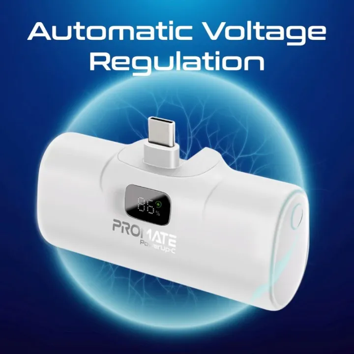 Promate%20POWERUP-C,%20Power%20Bank%20with%20Built-In%20USB-C%20Connector,%20Premium%205000mAh%20Mini%20Capsule%20Fast%20Charging,%2020W%20USB-C%20Power%20Delivery,%20LED%20Display%20and%20Foldable%20Kickstand%20-%20Image%205