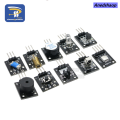 Anedshaop 45 in 1 Sensors Modules 16 Kinds Starter Kit For Arduino Raspberry Profesional Pi , Better Than 37 in 1 With Box DIY UNO R3 MEGA2560. 