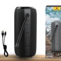 30watt speaker| High Bass Speaker |Waterproof IPX6 |Portable Bluetooth Speaker| Bluetooth version 6.0 | 10hrs play time | Fabric Finishing| ms66 Bluetooth Speaker |Black colour. 