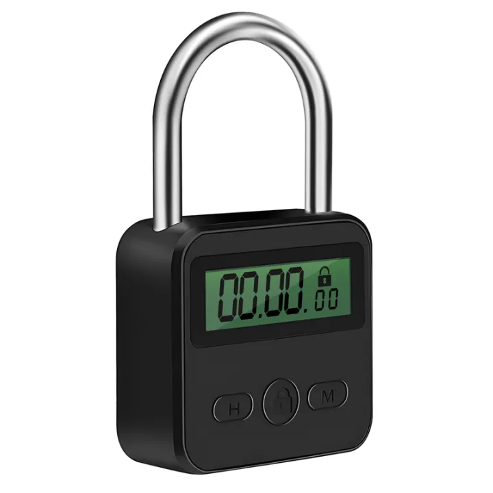 Metal Timer Lock LCD Display Multi-Function Electronic Time 99 Hours ...