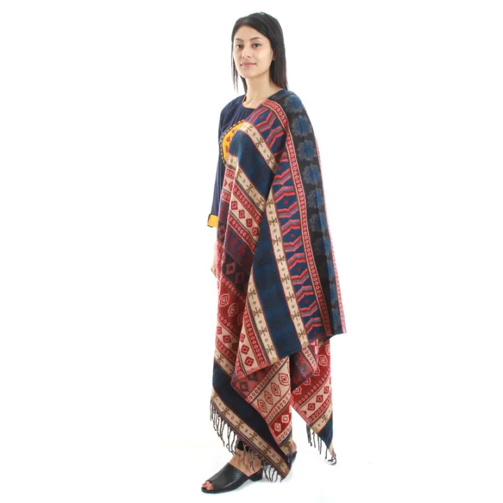 Multicolor%20Dhaka%20Printed%20Sawl%20For%20Women%20-%20Image%203