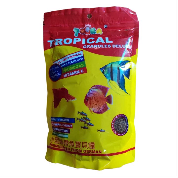 TOPKA Tropical Granules Deluxe Fish Food 100G by Juwel Aquarium
