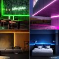 Indoor RGB Color Changing Flexible Control Light Bar RGB Neon LED Bluetooth Rope Tube Light Smart Home Rope Light. 