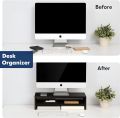 Monitor Stand with Storage Organizer for Desk, Tables, Office, Home, Studio, Study Table. 