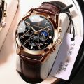 Difutagui POEDAGAR Men Watches 2021 New Fashion Leather Waterproof Luminous Original Top Brand Luxury Mens Quartz Wristwatch Relogio Masculino. 
