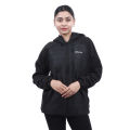 Brand Select Unisex Hybrid Black Fleece Jacket with Quilted Vest – Thermal Zip-Up Outerwear. 