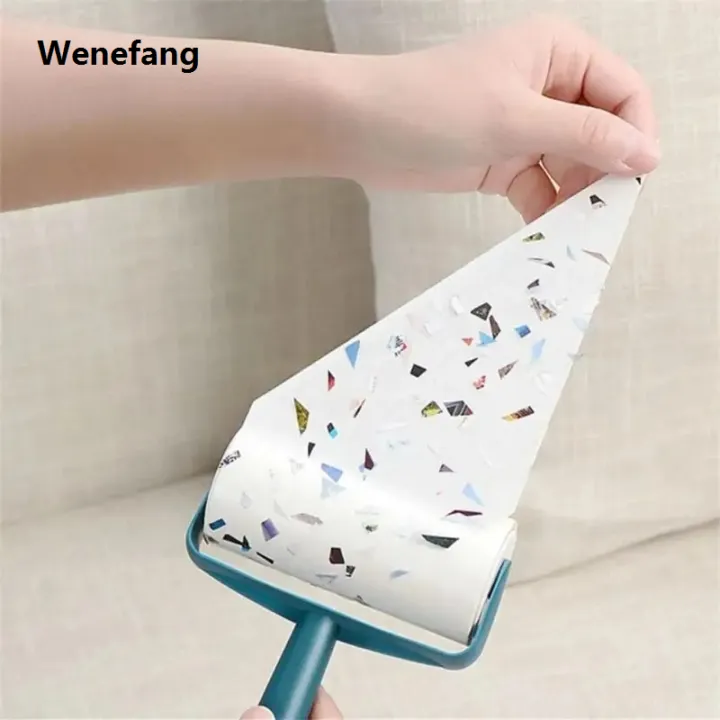 Wenefang%20transparent%20bag%201pc%20Pet%20Hair%20Remover%20Replaceable%20Roll%20Paper%20Sticky%20Roller%20Dust%20Wiper%20Household%20Clothes%20Lint%20Remover%20Carpet%20Cleaner%20Cleaning%20Tool%20-%20Image%205