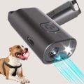 Portable Handheld Ultrasonic Dog with LED Light Luminous Dog Repeller Remote Control ​​Rechargeable Training Bark Stopper Outdoor. 