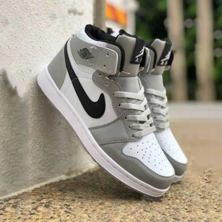 Mens grey jordans best sale