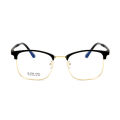 Metal Frame Blue Ray Cut Thin Square Computer Glasses For Unisex. 