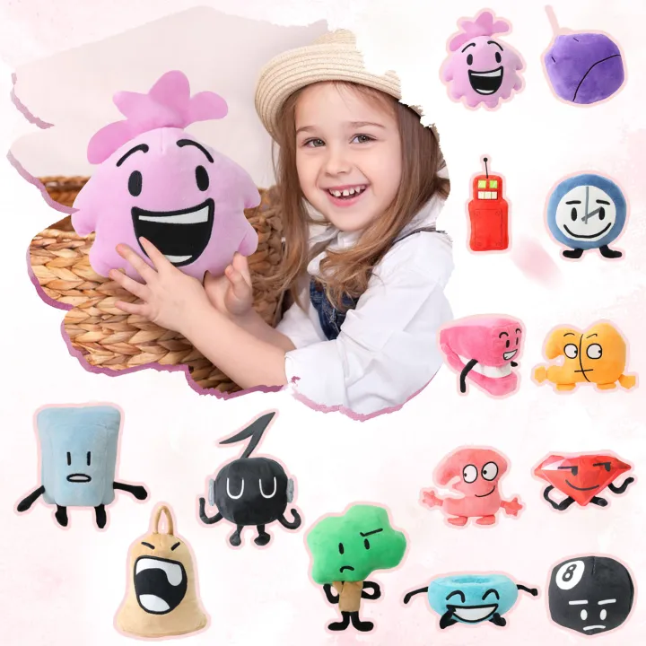 Bizzy 14 Style New Battle For Dream Island Plush Toy Leafy Firey Flower ...