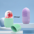 Difutagui 2025 NEW Silica Facial ice grid Soothing 12.5*7cm Two colors Facial Luxury ice hockey cleansing instrument Face ice massage cleansing. 
