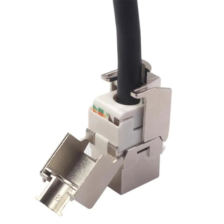 NEW%20%E3%80%907efc9af3%E3%80%91RJ45%20Trapezoid%20Cat6%20Cat7%20Shielded%20FTP%20Module%2010G%20Network%20Keystone%20Jack%20Connector%20Alloy%20Socket%20Module%20-%20Image%207