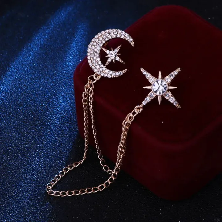 Korean%20Fashion%20Moon%20&%20Star%20Brooch%20Set%20for%20Couples%20%E2%80%93%20Elegant%20Rhinestone%20Starry%20Brooch%20with%20Chain%20Tassels,%20Celestial%20Pin%20Jewelry%20Accessories%20for%20Women%20&%20Men,%20Stylish%20Matching%20Lapel%20&%20Outfit%20Brooch%20-%20Image%203