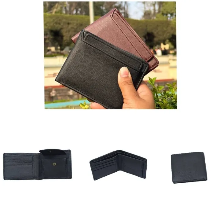 Black%20Color%20Genuine%20Leather%20Plain%20Design%20Bi-Fold%20Leather%20Purse%20For%20Men%20-%20Image%204