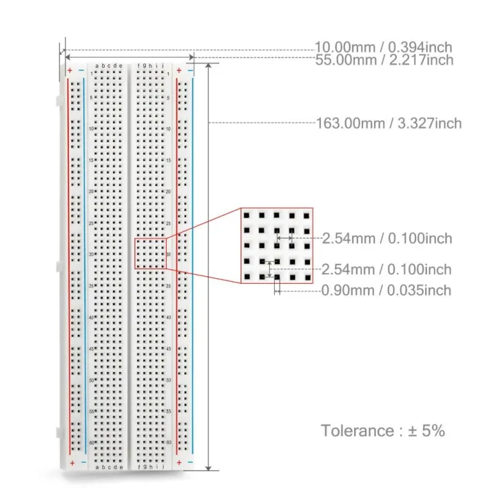 Solderless%20PCB%20Board%20830%20Tie%20Points%20MB-102%20Breadboard%20U%20Shape%20Red%20&%20Blue%20Wires%20Solderless%20Breadboard%20White%20Experimental%20Connection%20Board%20Test%20Develop%20-%20Image%203