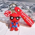 Difutagui Backpack pendant gift love cartoon doll silicon chain action High Quality figure can iron man batman superhero key glue key chain car. 