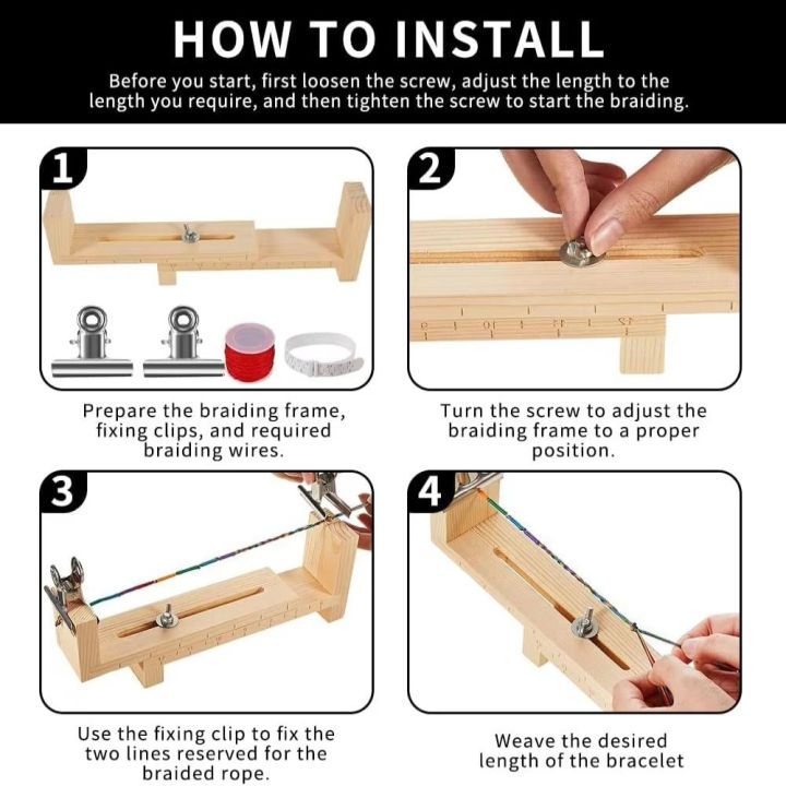 Creative%20Solid%20Wood%20Rope%20Braiding%20Tool%20DIY%20Adjustable%20Red%20Rope%20Braiding%20Frame%20Hand-woven%20Rope%20Rack%20for%20Bracelet%20Necklace%20-%20Image%203