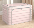66L Transparent Dust-proof Thickened Foldable Storage Box Large Capacity Clothes Bag. 