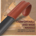 NAMUNY Leather Shoe Horn Set Black Shoe Horn Counter Shoe Horn,Set of 2 Metal Shoe Horn Handle for Seniors. 
