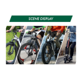 OUMERY P5C Electric Bike LCD Display Meter 24V-60V Ebike Intelligent Display IP67 UART Colorful LCD Display Meter SM 5+2PIN. 