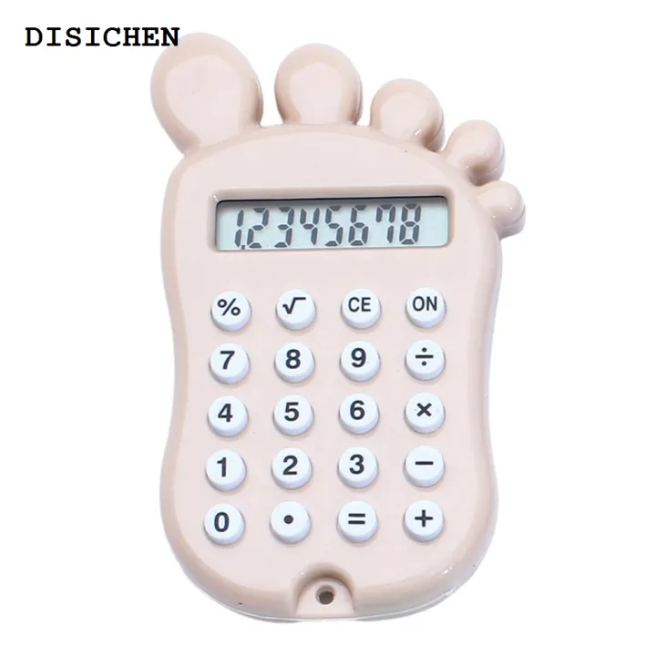 DISICHEN%20Hot%20Selling%20Calculator%20with%20High-quality%20Material%20Corner%20Calculator%20Multifunctional%20Cute%20Foot%20Shape%20Design%20Calculator%20with%208%20Digit%20for%20Kids%20-%20Image%207
