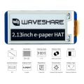 2.13Inch E-Ink Display HAT, Black,White Two-Color 250X122 Pixel E-Paper Screen LCD for 4B/3B+/3B/2B/Zero. 