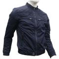 KILOMETER Navy Solid Multi Pocket Jacket For Men - KM703. 