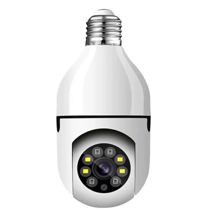 Wireless Light Bulb Camera 2.0MP WiFi Security Camera .