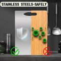 ULTIMATE Stainless Steel Chopping Board Cutting Board 8*12 INCH (Thickness:1mm). 