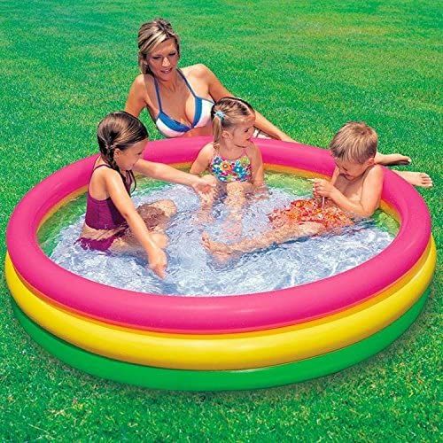 Intex Inflatable Multicolor Swimming Pool For Kids(66