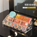 Nail art storage box, clear acrylic, multi-layer nail polish display stand, large capacity cosmetics shelf. 