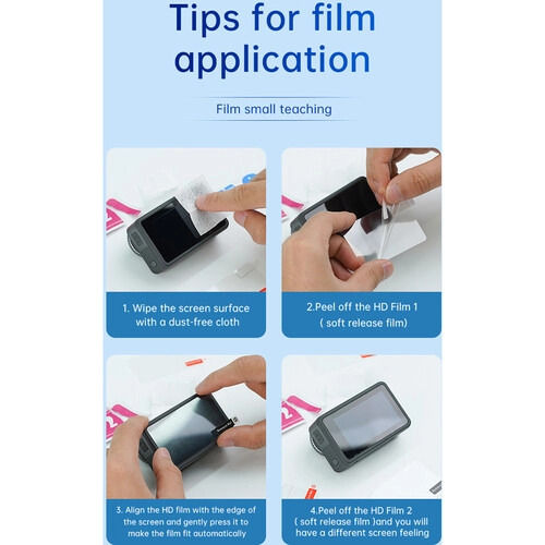 TELESIN%20Lens%20and%20Screen%20Protectors%20for%20DJI%20Action%204/3%20%7C%20HD%20Film%20(2-Pack)%20-%20Image%204