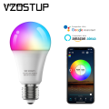 DISICHEN Fashion 1pcs RGBWW LED Bulb E26 E27 110V 220V 9W 10W Magic Home Smart App Music Control Work with Alexa Google Home Bedroom Lighting. 