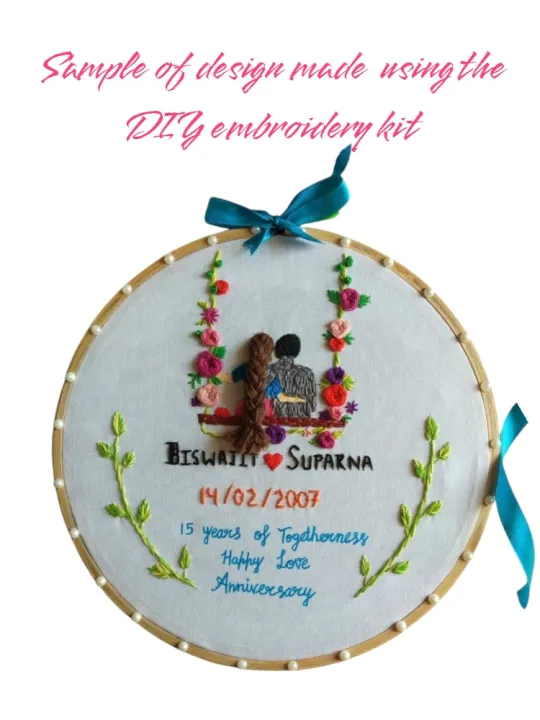 Embroidery%20Kit%20WIth%208%20Inch%20Wooden%20Frame%20-%20Image%203