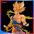 Zheng Hot Anime Dragon Ball Son Goku Super Saiyan Figure 17cm/6.69in Goku DBZ Action Figure Model Gifts Collectible Figurines for Kids. 
