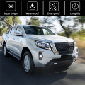 LED DRL Fog Light Fog Lamp Cover Grill Harness Switch for Navara Nueva Facelift Pro-4X 2021 Replacement Accessories. 