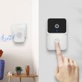Wireless Smart Video Doorbell Camera with 6100mAh Battery, Cloud Storage, 2.4GHz Wi-Fi, Two-Way Audio, and Advanced Humanoid Motion Detection – Home Security Visual Intercom System. 