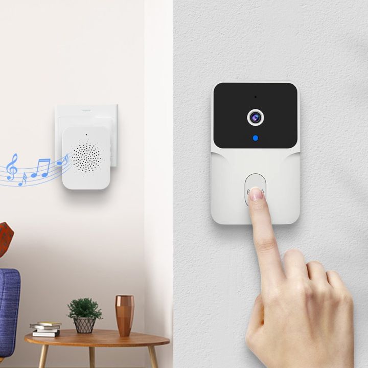 Wireless%20Smart%20Video%20Doorbell%20Camera%20with%206100mAh%20Battery,%20Cloud%20Storage,%202.4GHz%20Wi-Fi,%20Two-Way%20Audio,%20and%20Advanced%20Humanoid%20Motion%20Detection%20%E2%80%93%20Home%20Security%20Visual%20Intercom%20System%20-%20Image%202