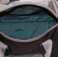 Black/Grey Solid Gym Bag Crossbody Bag For Men. 