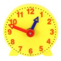 4 Inch Student Learning Clock Time Model Gear Clock 12/24 Hour. 