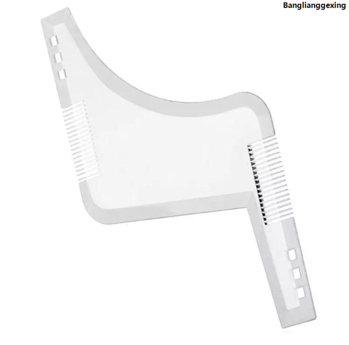 BanglianggexingBargain price High Quality Beard Shaping Styling Template Tool ABS Comb for Hair Beard Trim Template Original